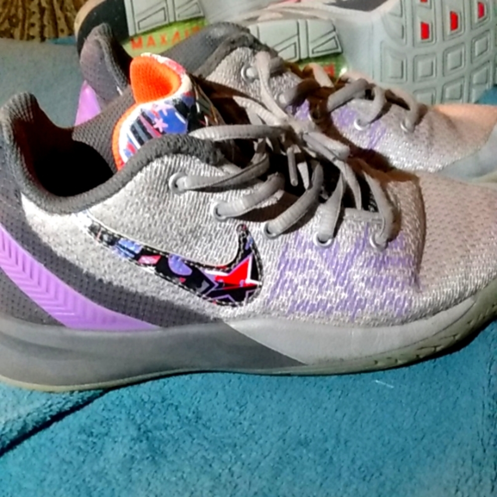 Kyrie Irving purple and grey